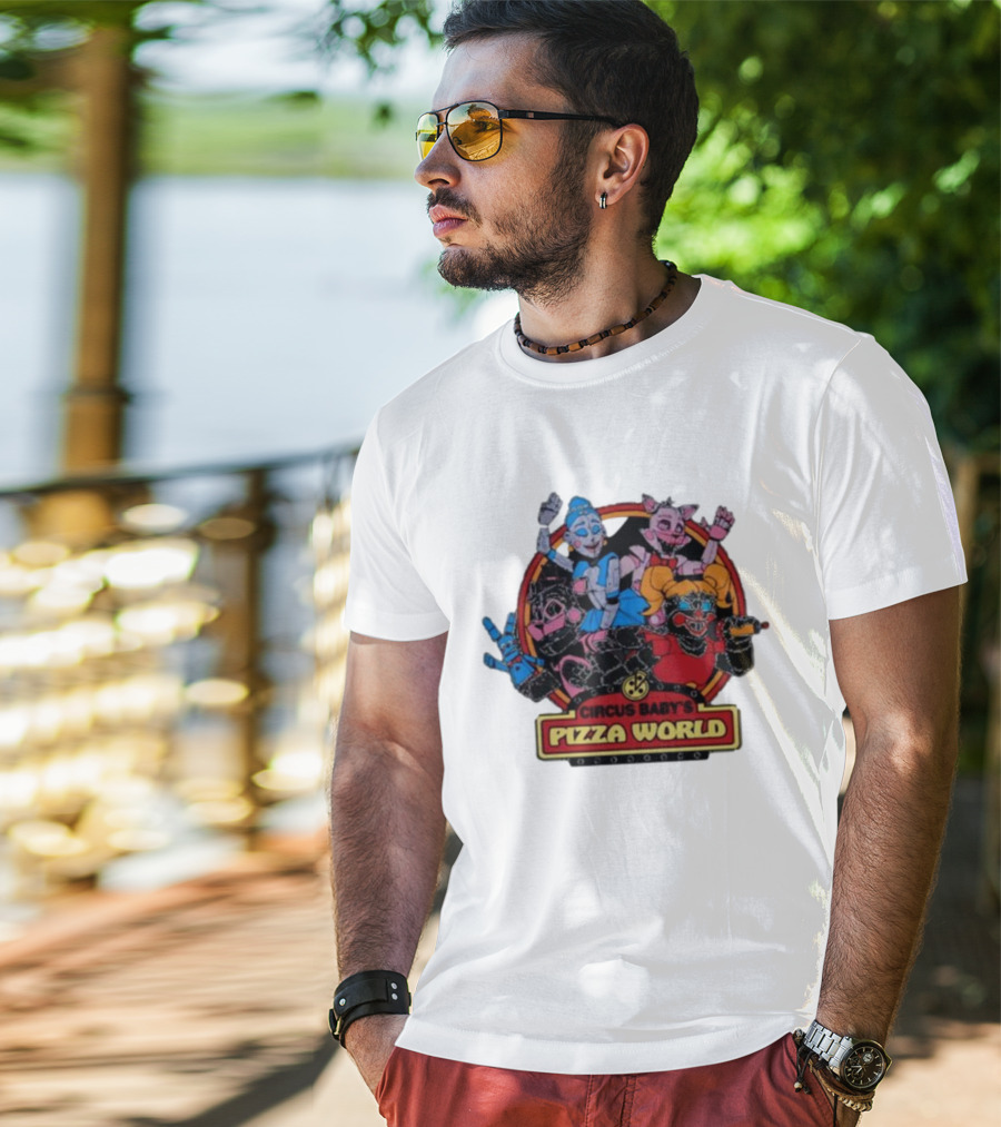 Circus Baby's Pizza World Sister Location Animatronic Characters T-Shirt