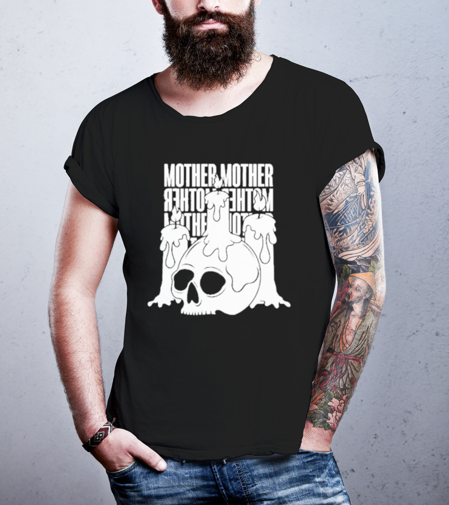 Mother Mother Skull Candle T-Shirt