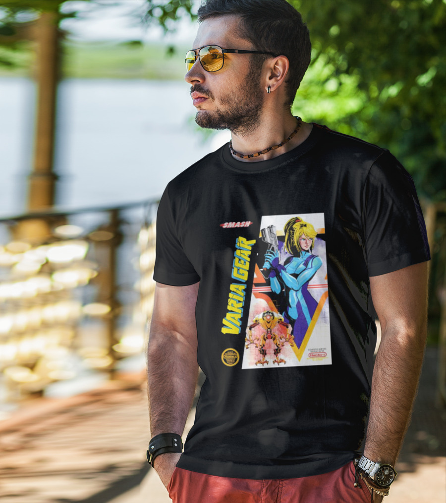 Smash Varia Gear Zero Suit Hunter Chronicles T-Shirt