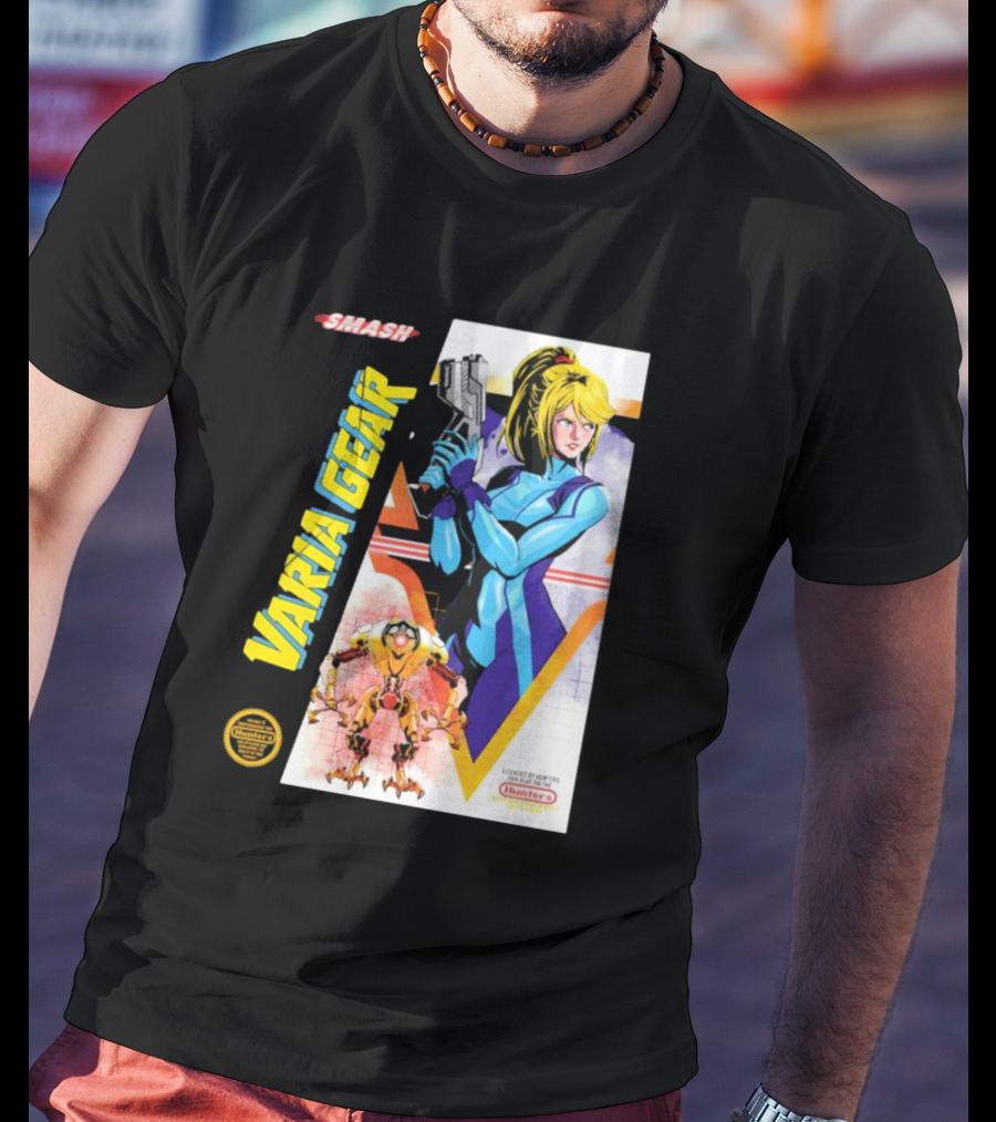 Smash Varia Gear Zero Suit Hunter Chronicles T-Shirt