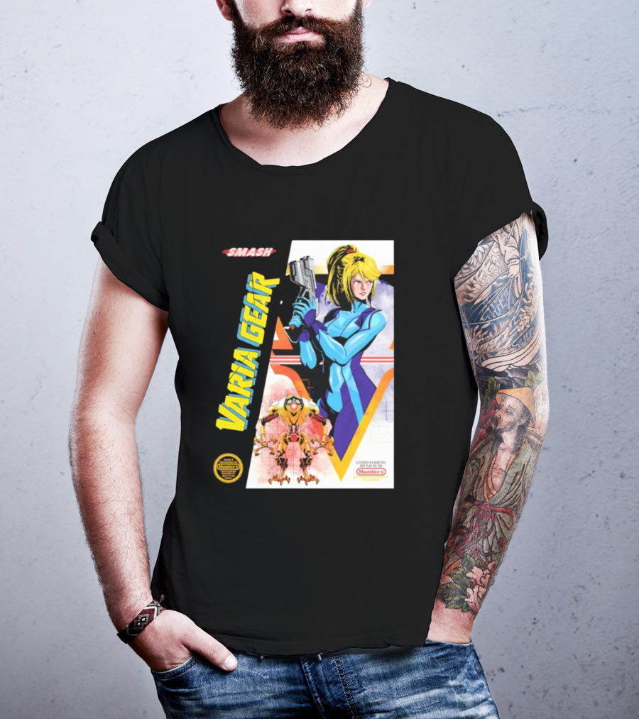 Smash Varia Gear Zero Suit Hunter Chronicles T-Shirt
