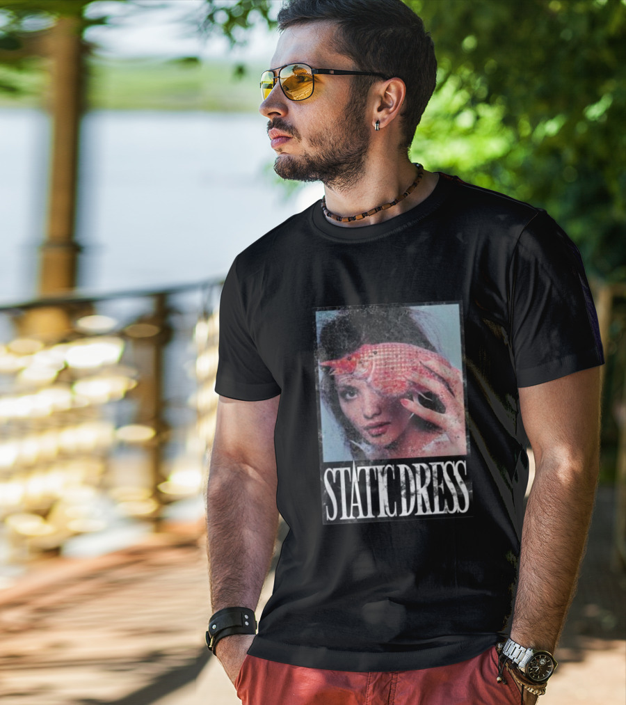 Static Dress Fish Net Mask T-Shirt