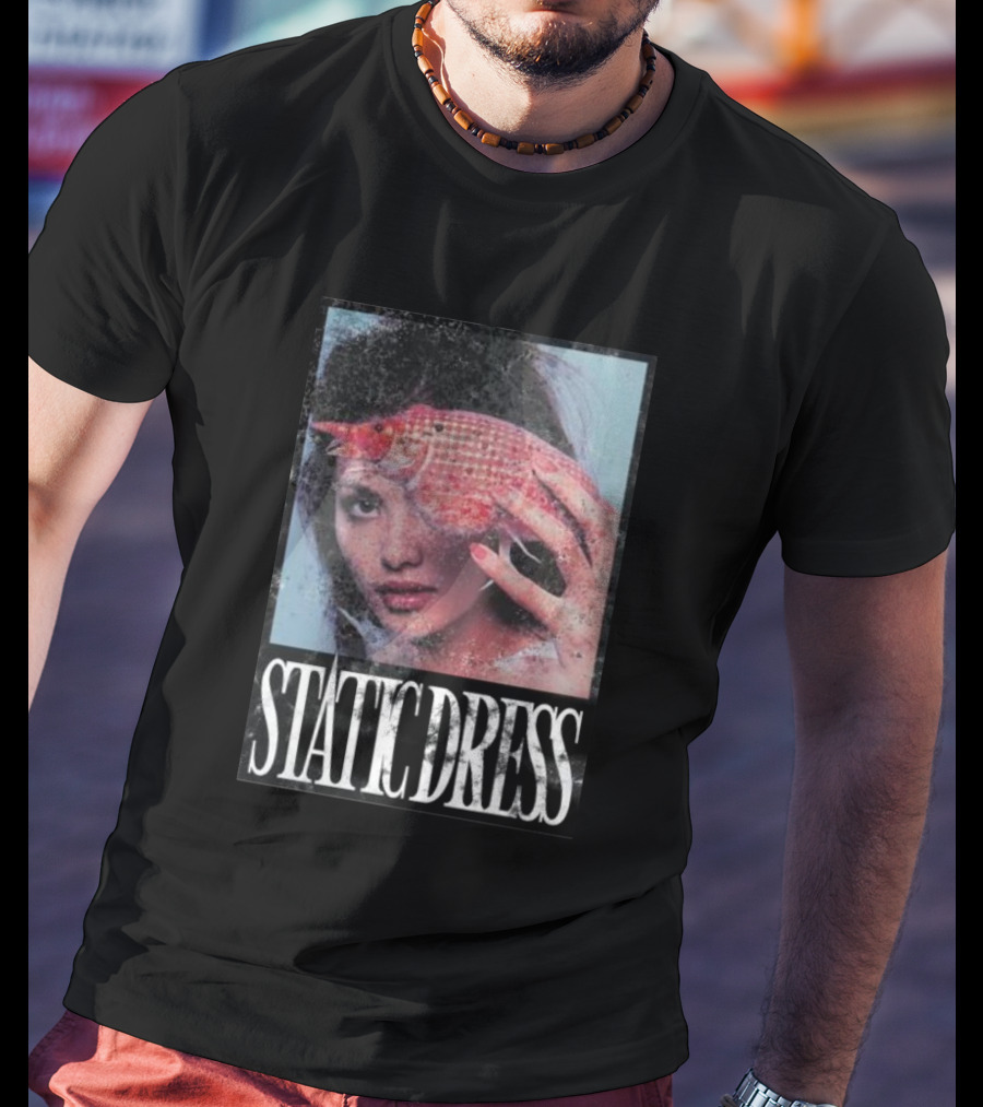 Static Dress Fish Net Mask T-Shirt