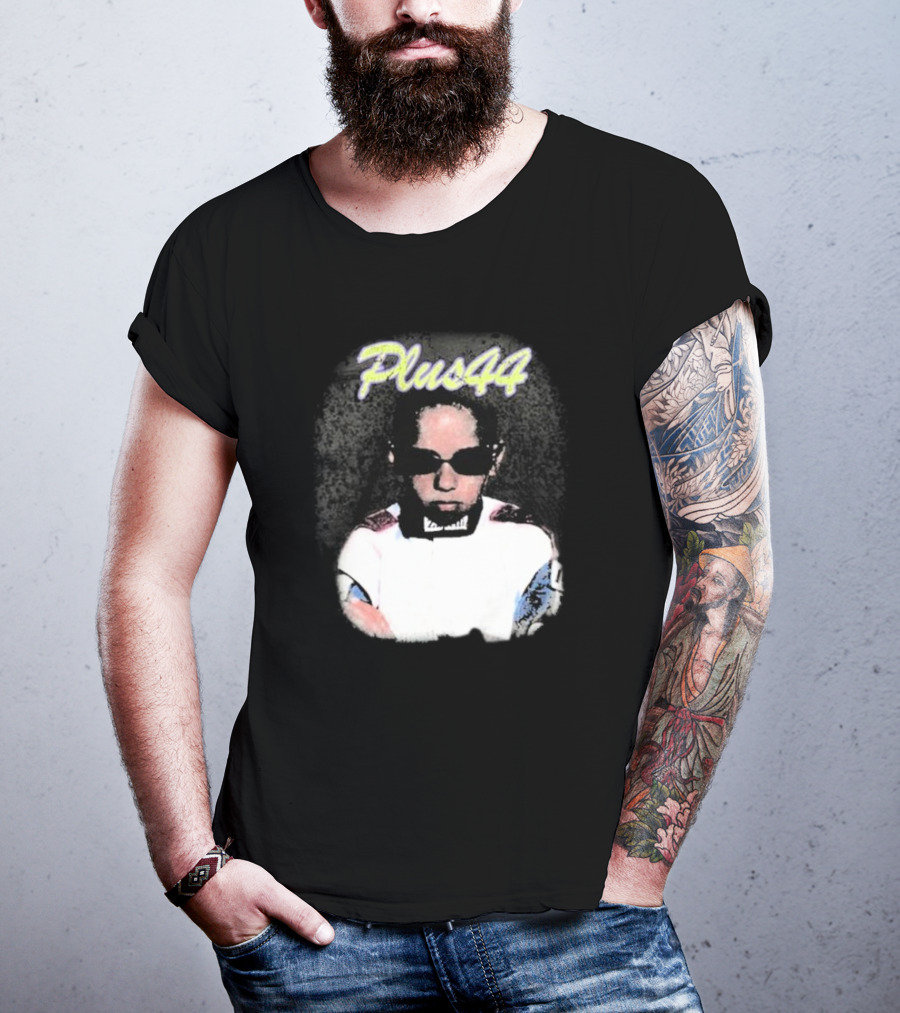 Lewis Hamilton Plus 44 Vintage Style Portrait T-Shirt