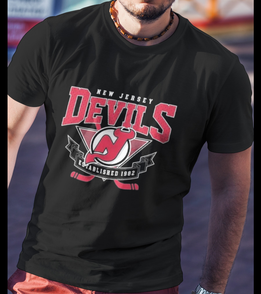 New Jersey Devils Established 1982 Team T-Shirt