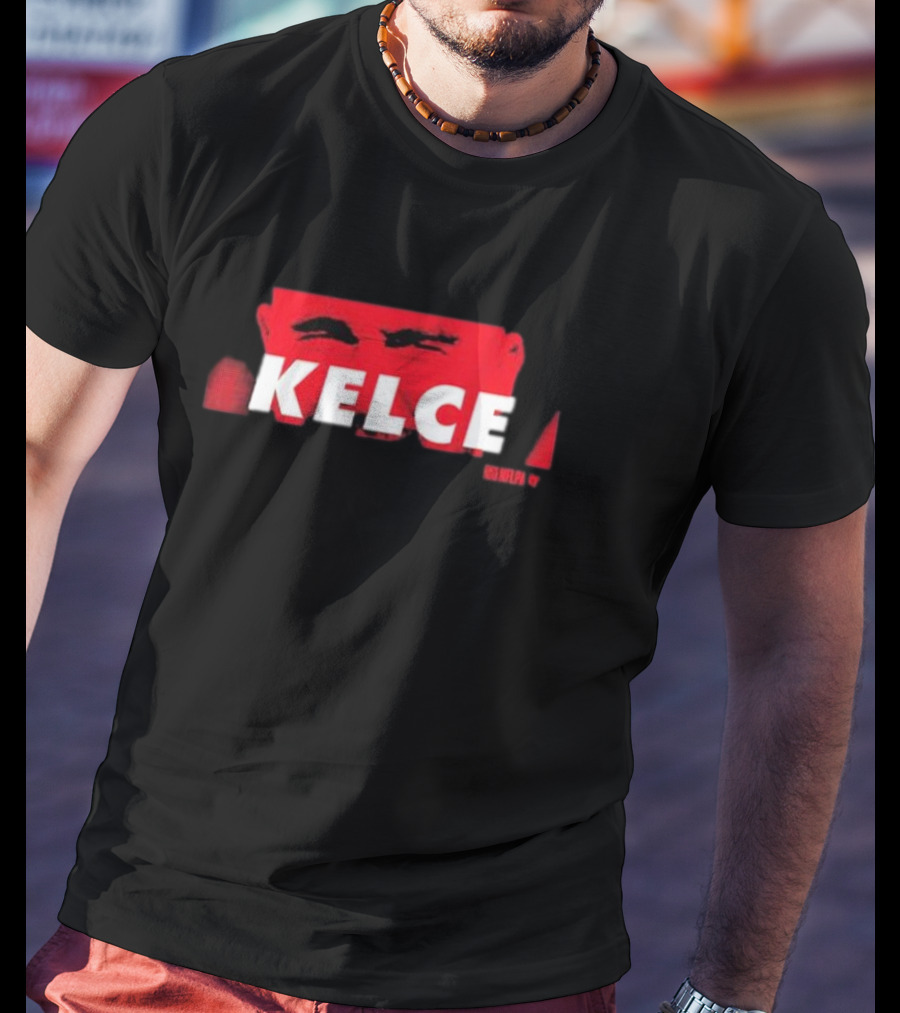 Kelce Red Eyes NFL Football T-Shirt
