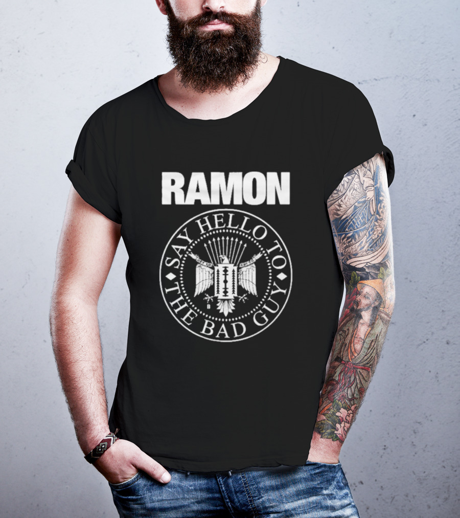 RAMON Say Hello To The Bad Guy Eagle Seal T-Shirt