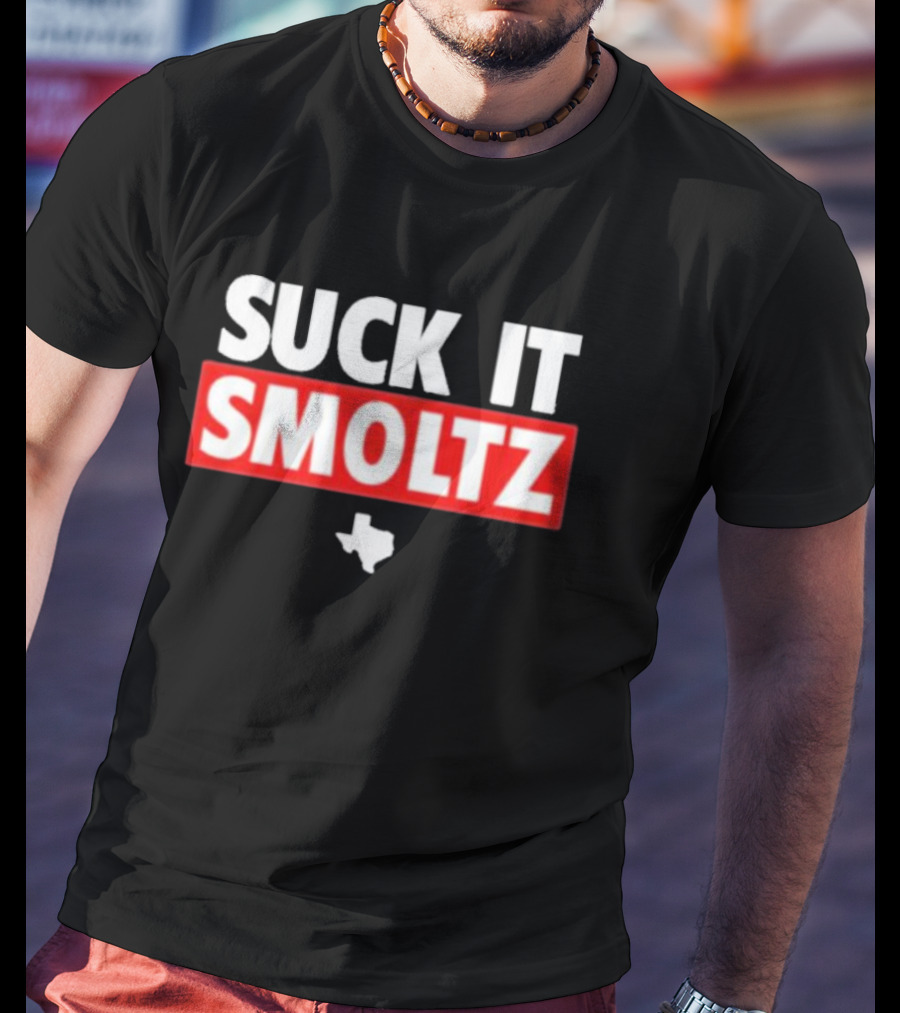 Rangers Nation Suck It Smoltz Texas Fan Shoutout T-Shirt