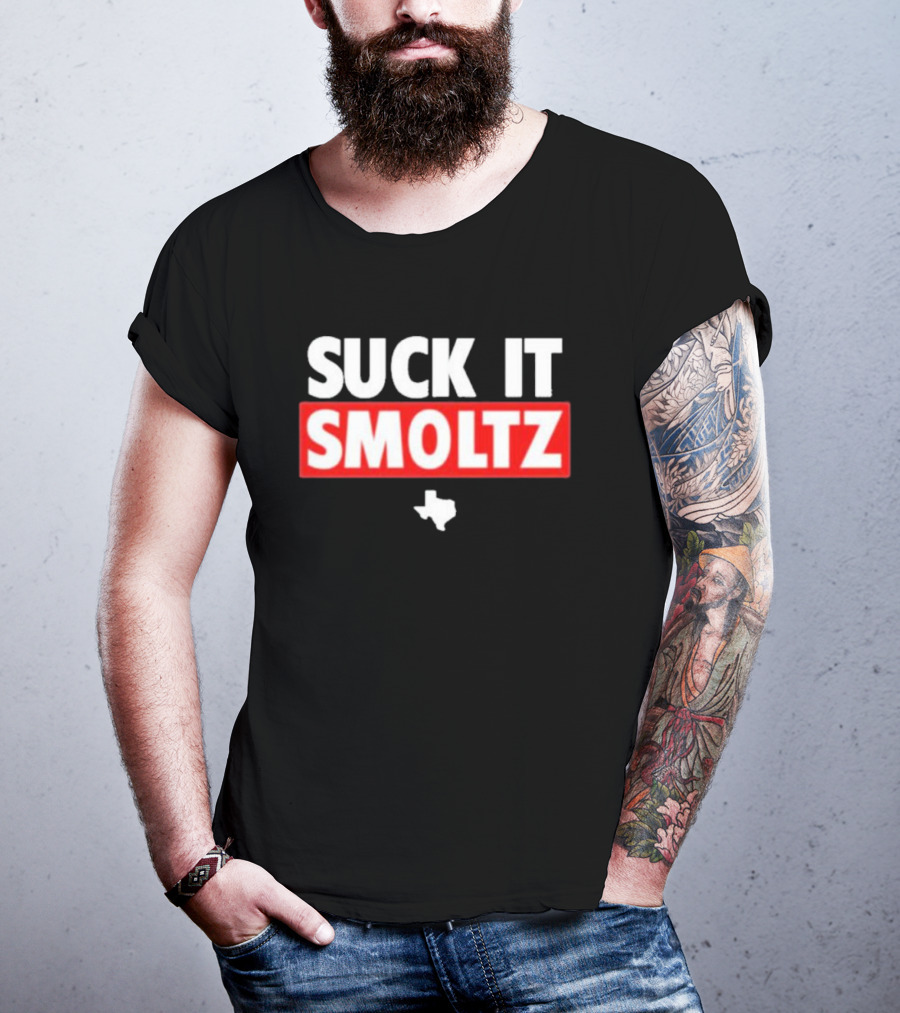 Rangers Nation Suck It Smoltz Texas Fan Shoutout T-Shirt