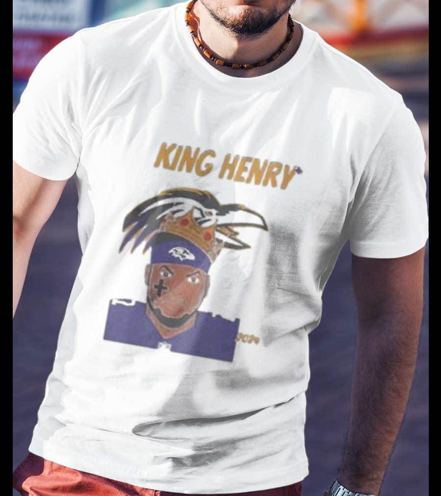 Ravens Football King Henry Baltimore NFL T-Shirt