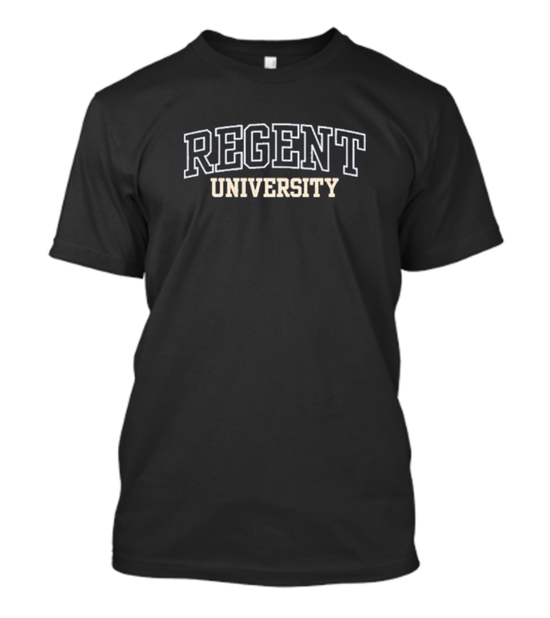 Regent University Collegiate Block Letters Logo T-Shirt