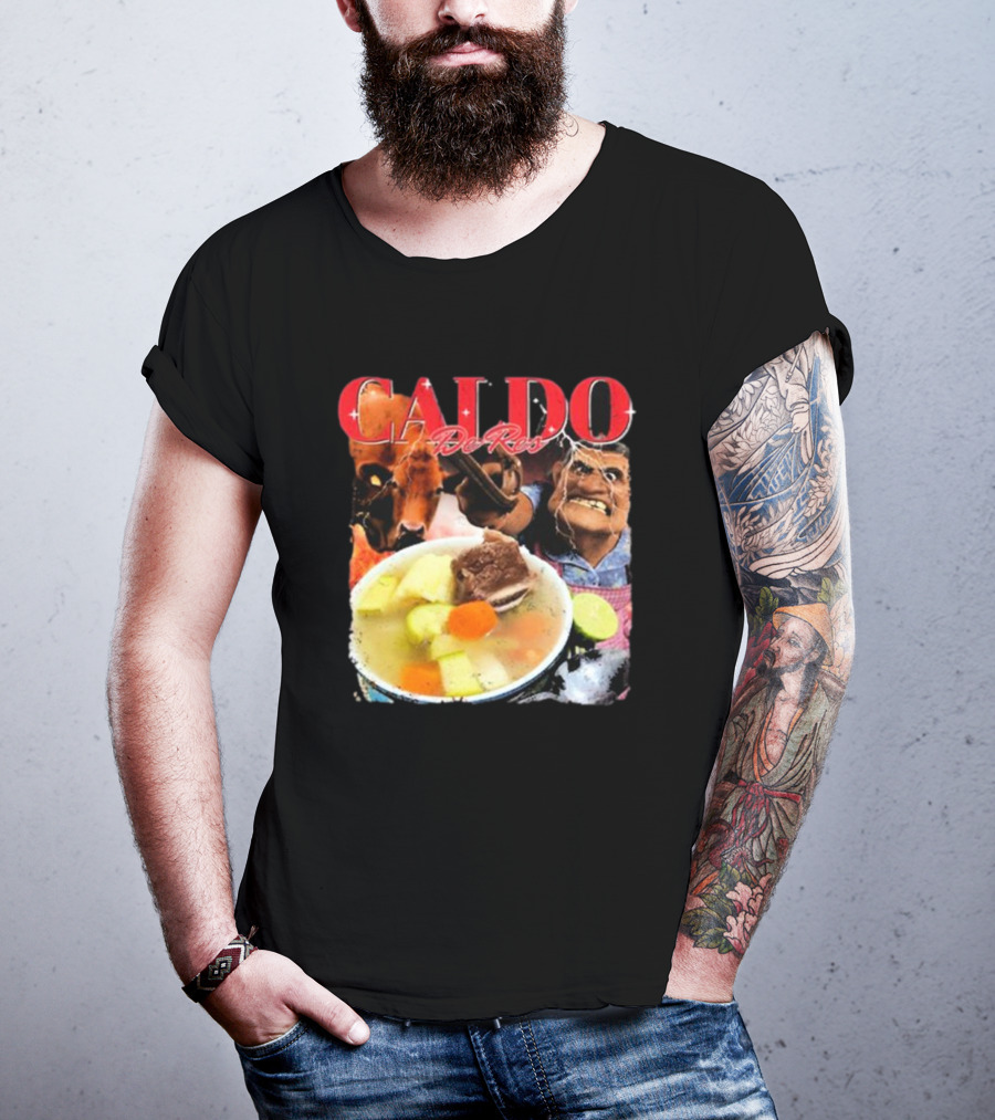 Caldo De Res Western Cowboy With Vegetable Soup T-Shirt