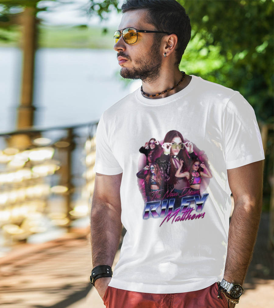 Riley Matthews The Neon Dream Retro Style Fashion Icons T-Shirt
