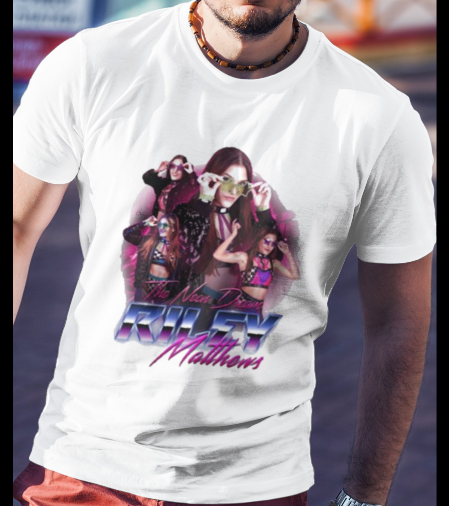 Riley Matthews The Neon Dream Retro Style Fashion Icons T-Shirt