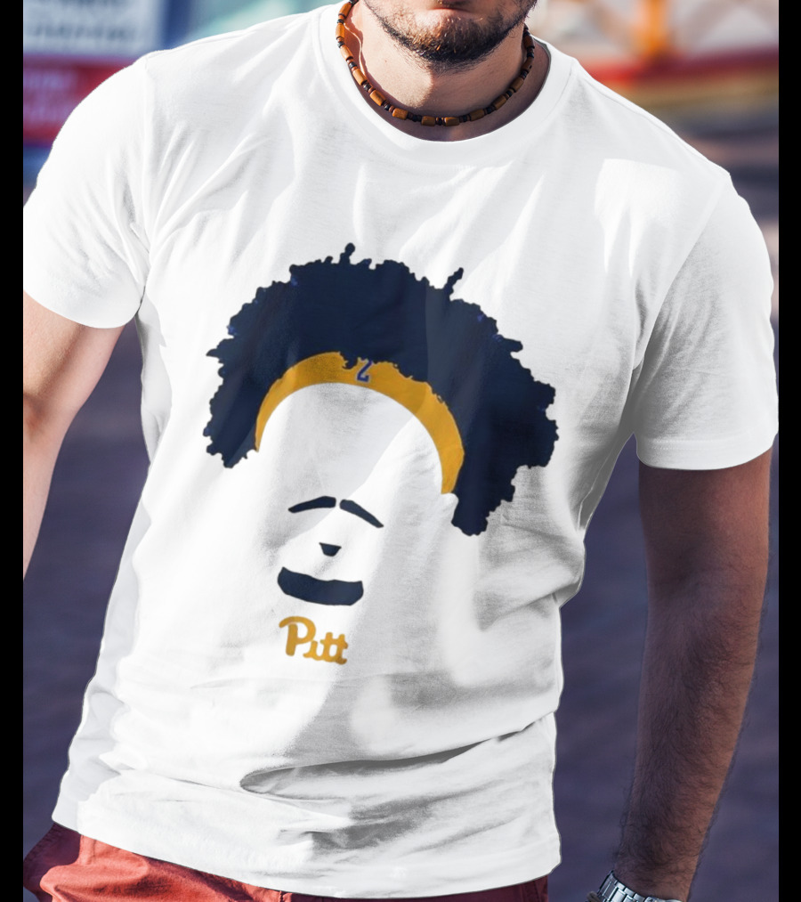 Pitt Basketball Blake Hinson Hair Headband Number 2 T-Shirt