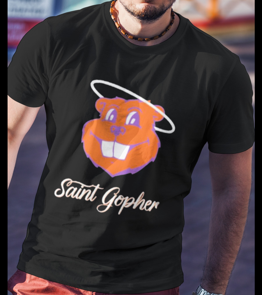 Saint Gopher Halo Smile T-Shirt