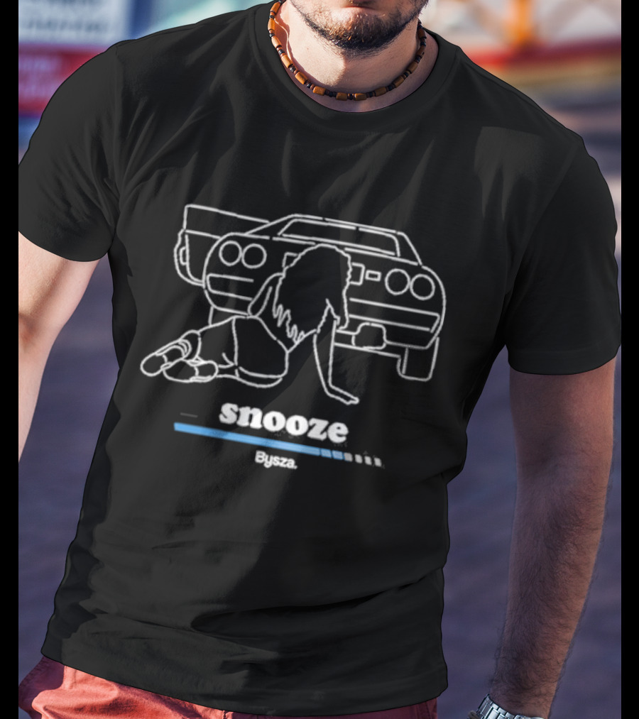 Sza Snooze Car Outline Bysza T-Shirt