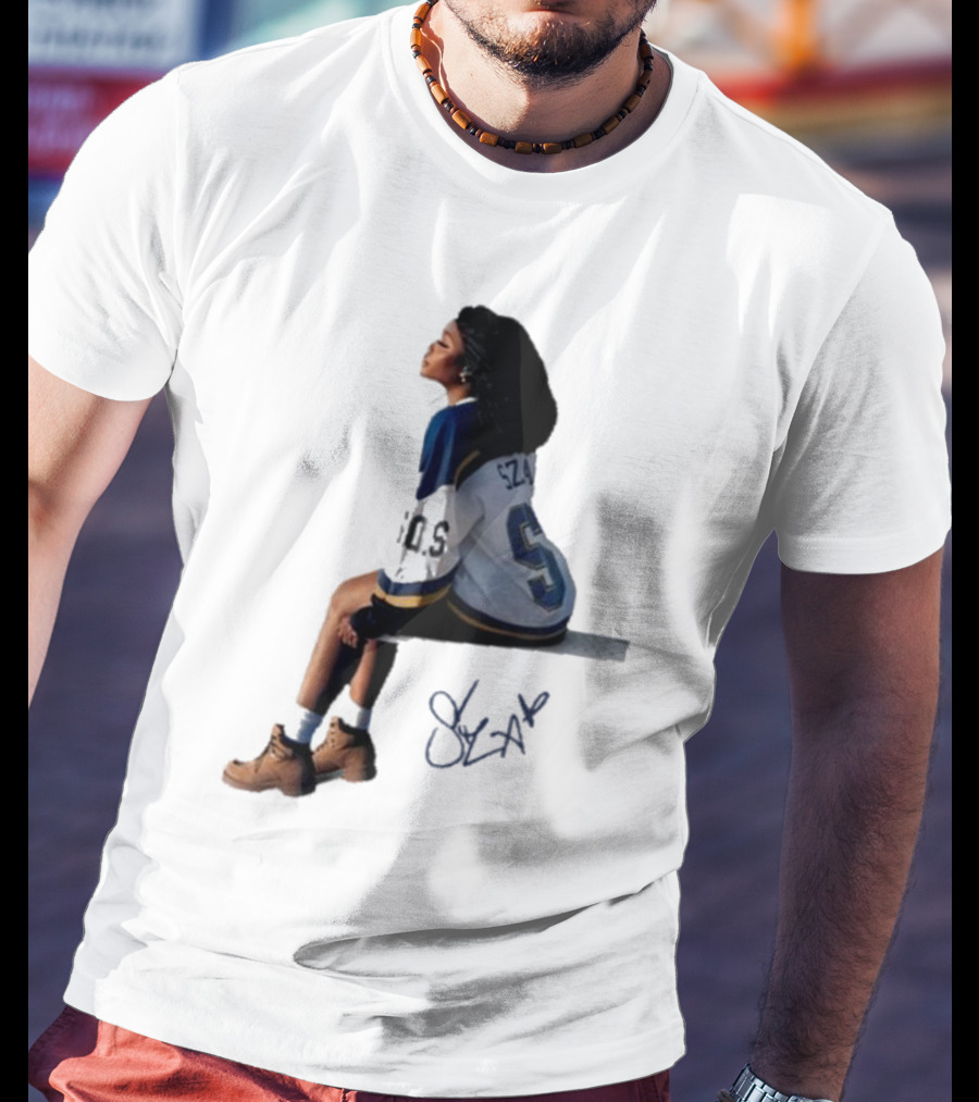 Sza Sos Signature Number 5 Sports T-Shirt