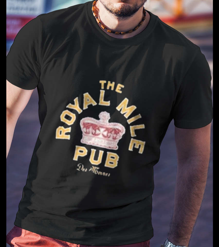 The Royal Mile Pub Des Moines Crown T-Shirt