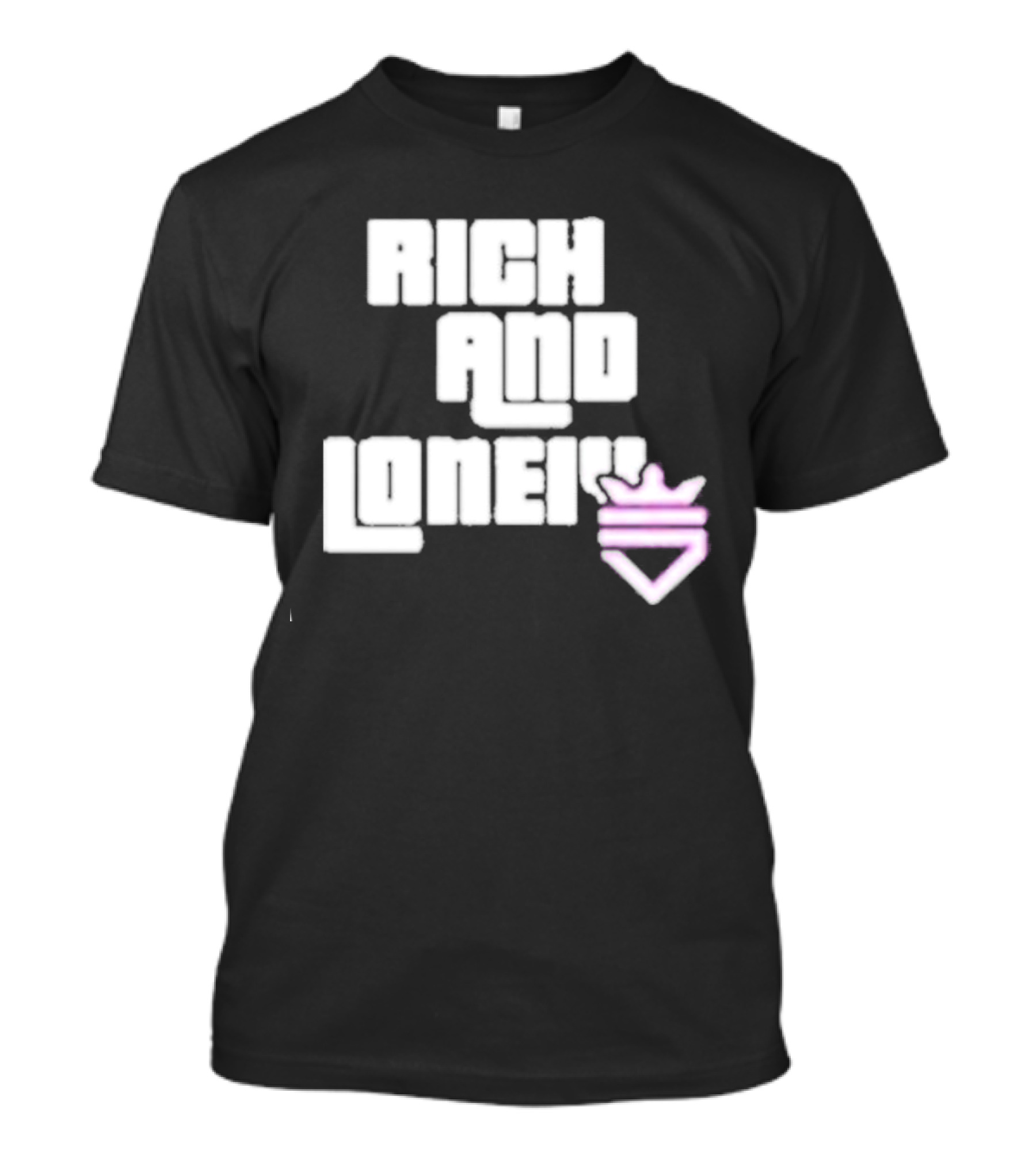 Optic Scump Rich And Lonely Rnl Wasted Miami Crown Graphics T-Shirt