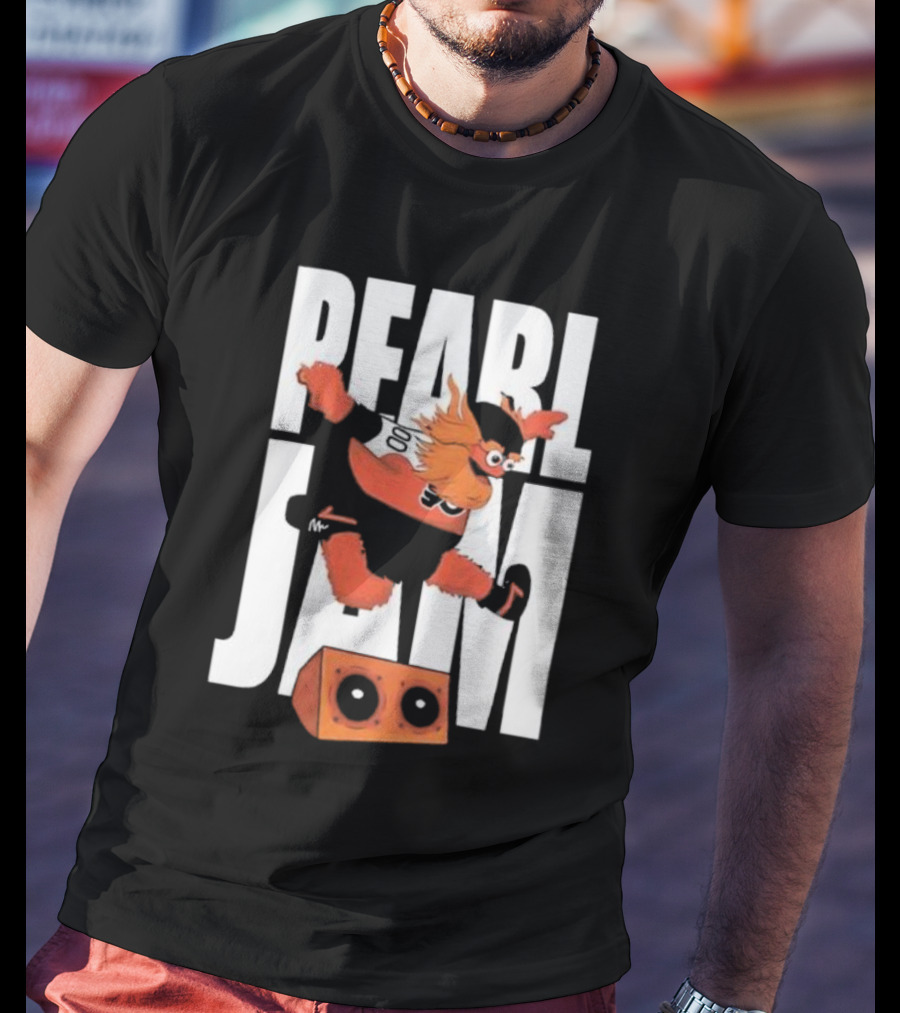 Philadelphia Flyers Gritty Pearl Jam Night T-Shirt