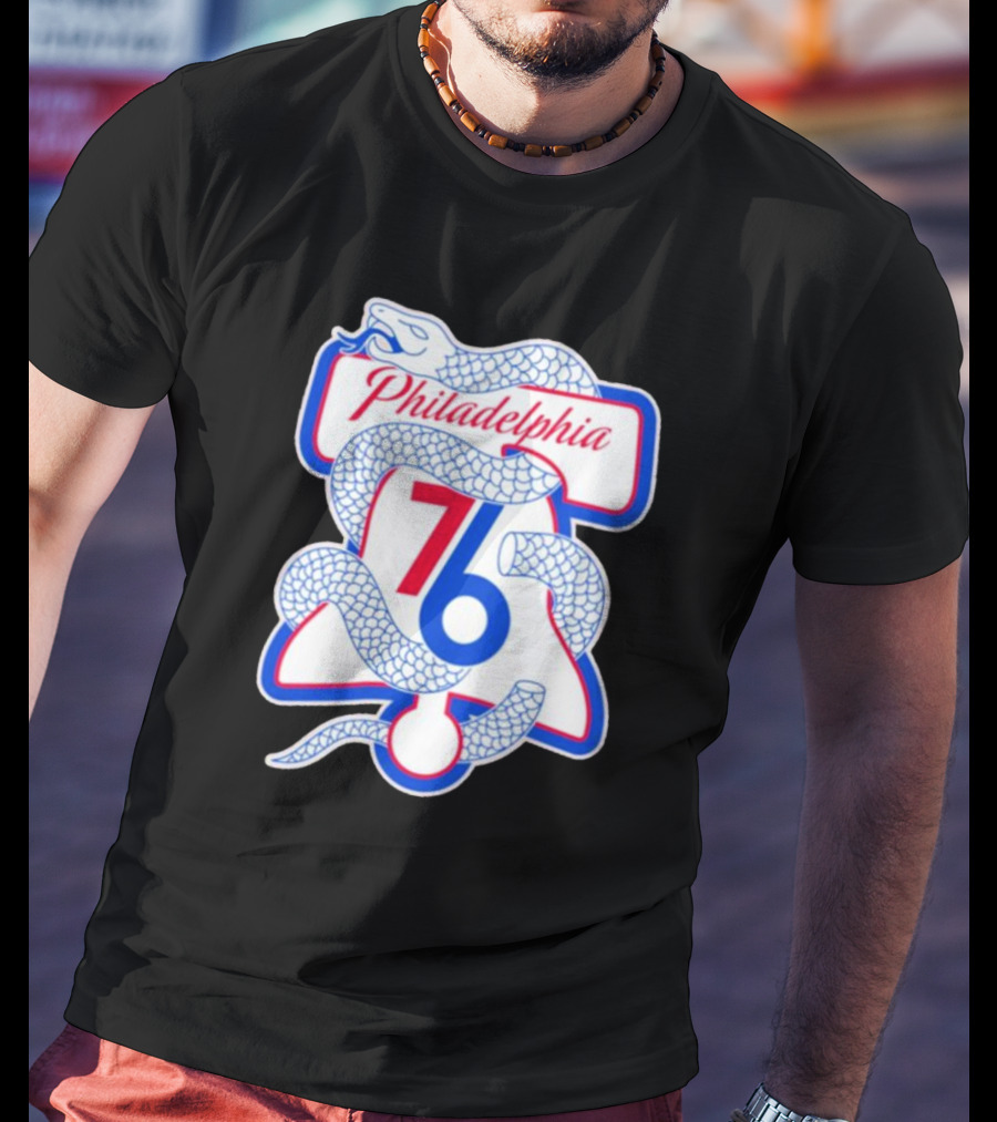 Philadelphia Phillies Liberty Bell Snake 76 T-Shirt