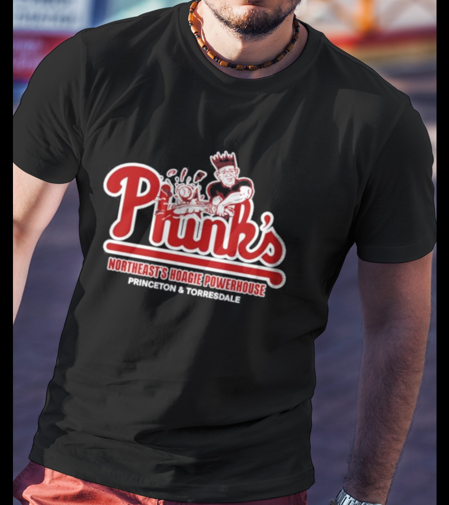 Phink's Northeast's Hoagie Powerhouse Princeton And Torresdale Logo With Chef T-Shirt