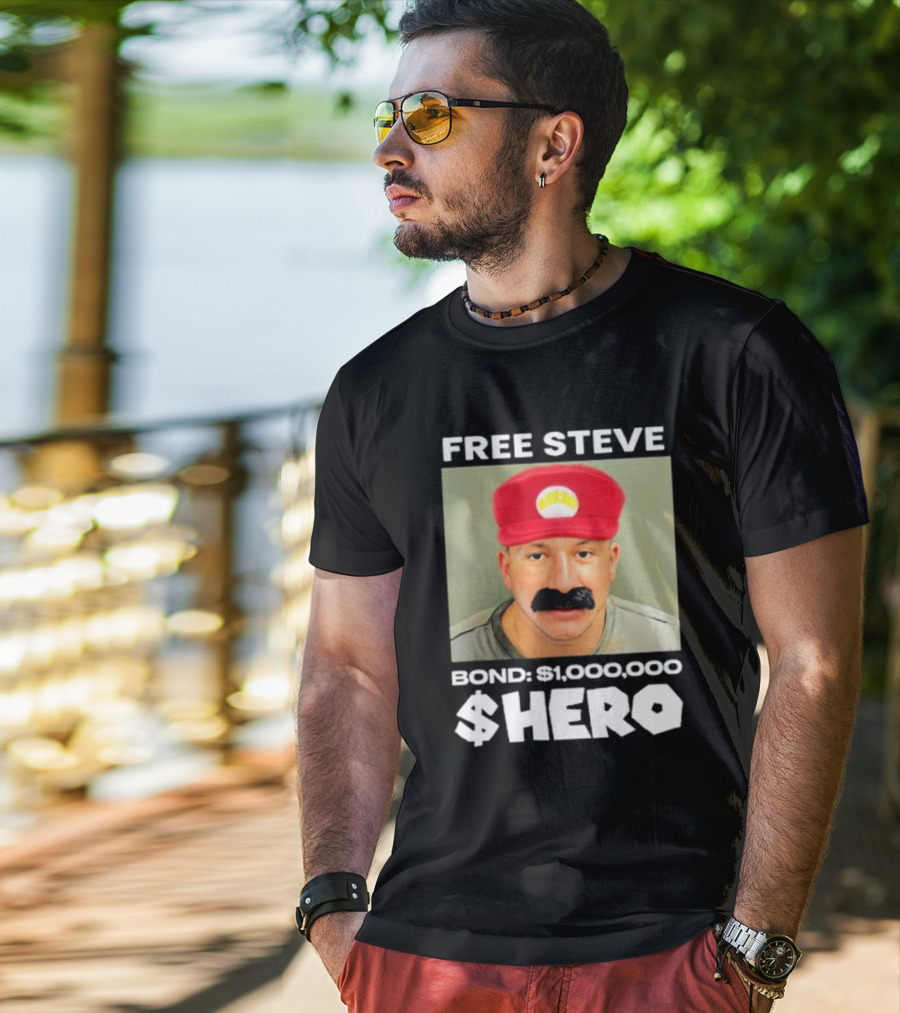 FREE STEVE BOND $1,000,000 $HERO T-Shirt