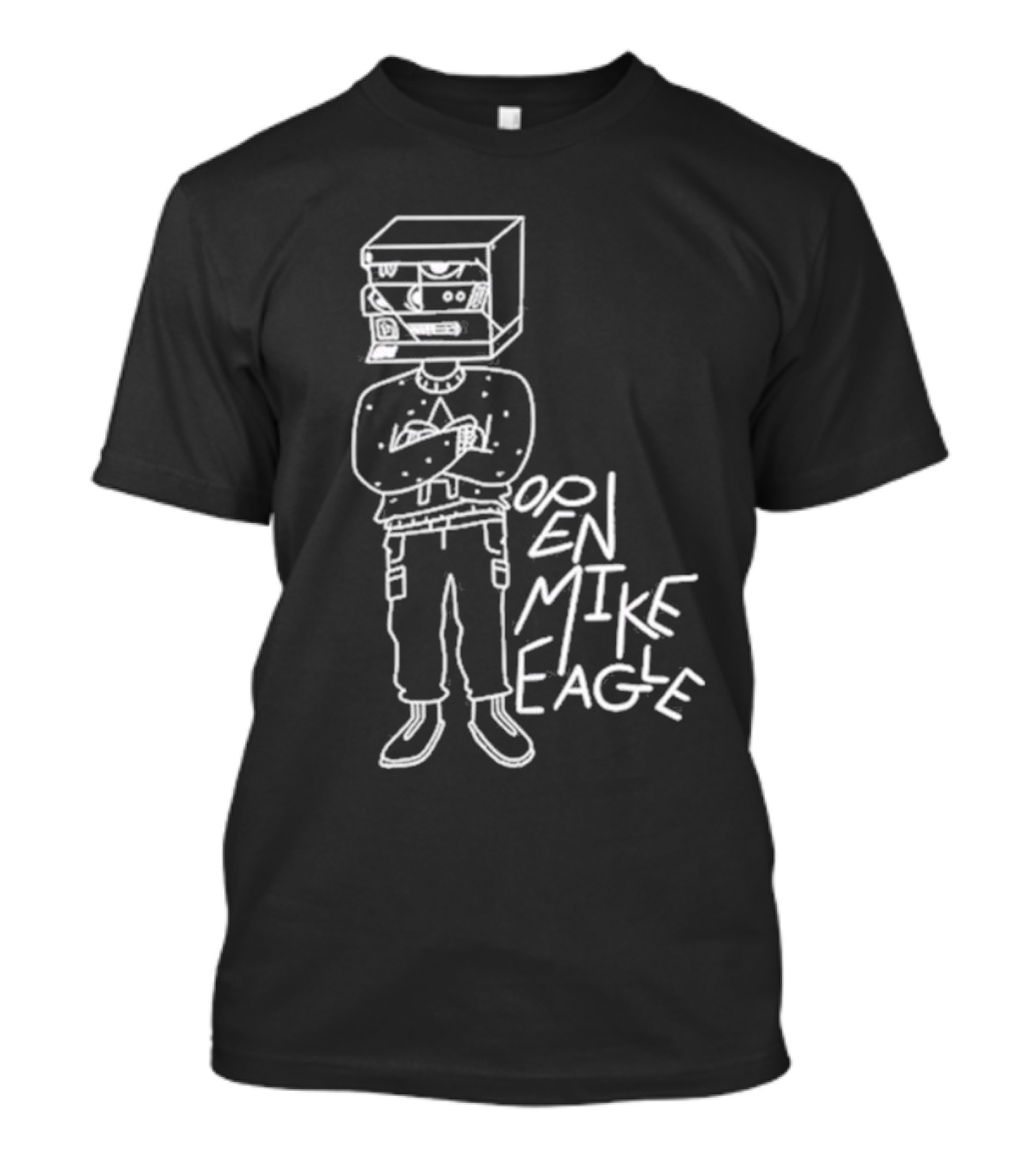 Open Mike Eagle Stereo Head Line Art Arthur Banach T-Shirt