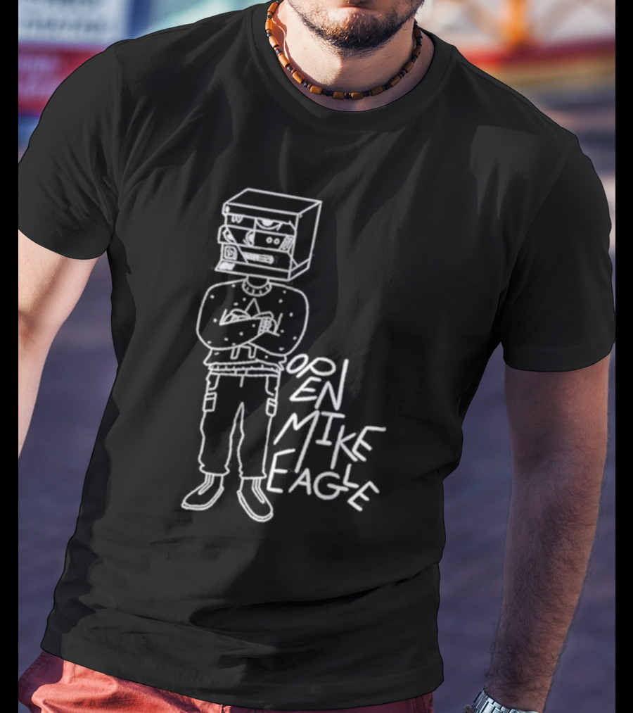 Open Mike Eagle Stereo Head Line Art Arthur Banach T-Shirt