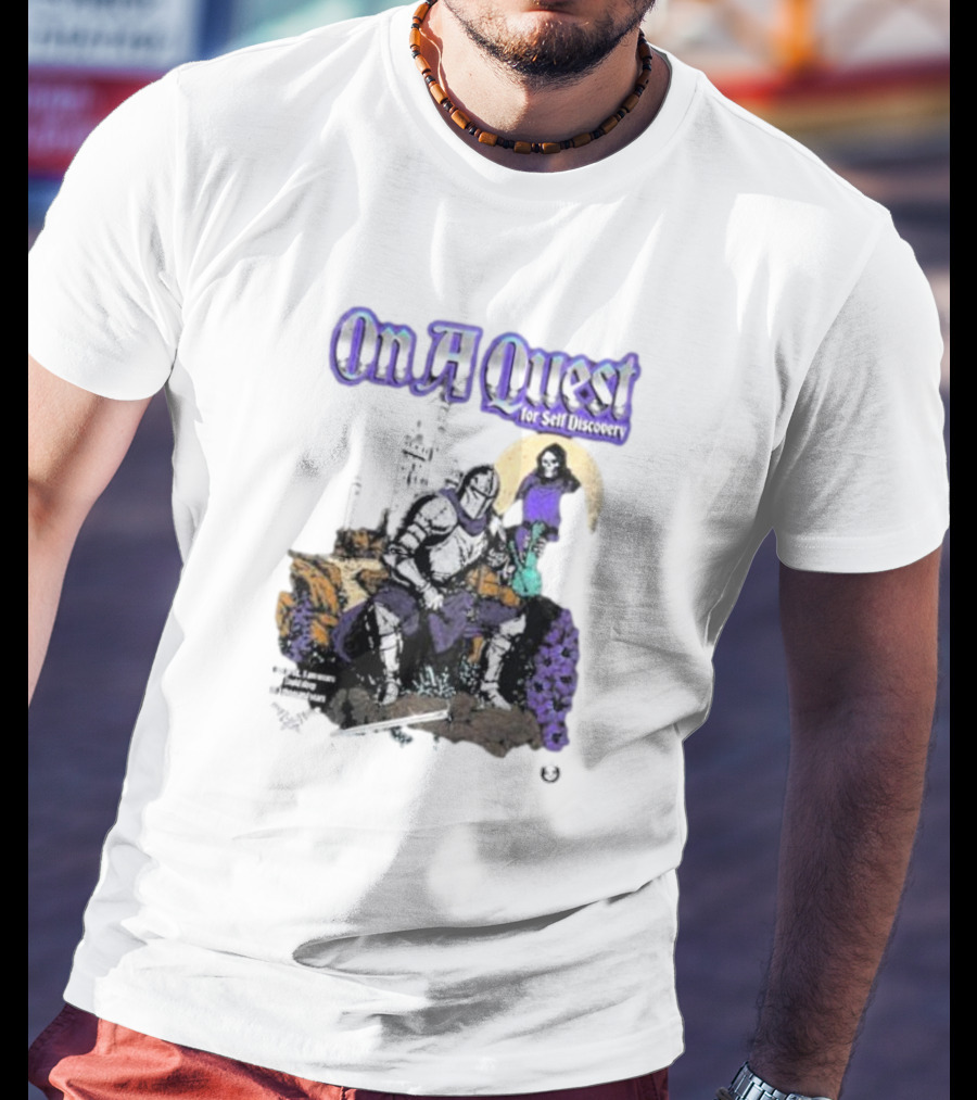 On A Quest For Self Discovery Knight And Castle Adventure T-Shirt