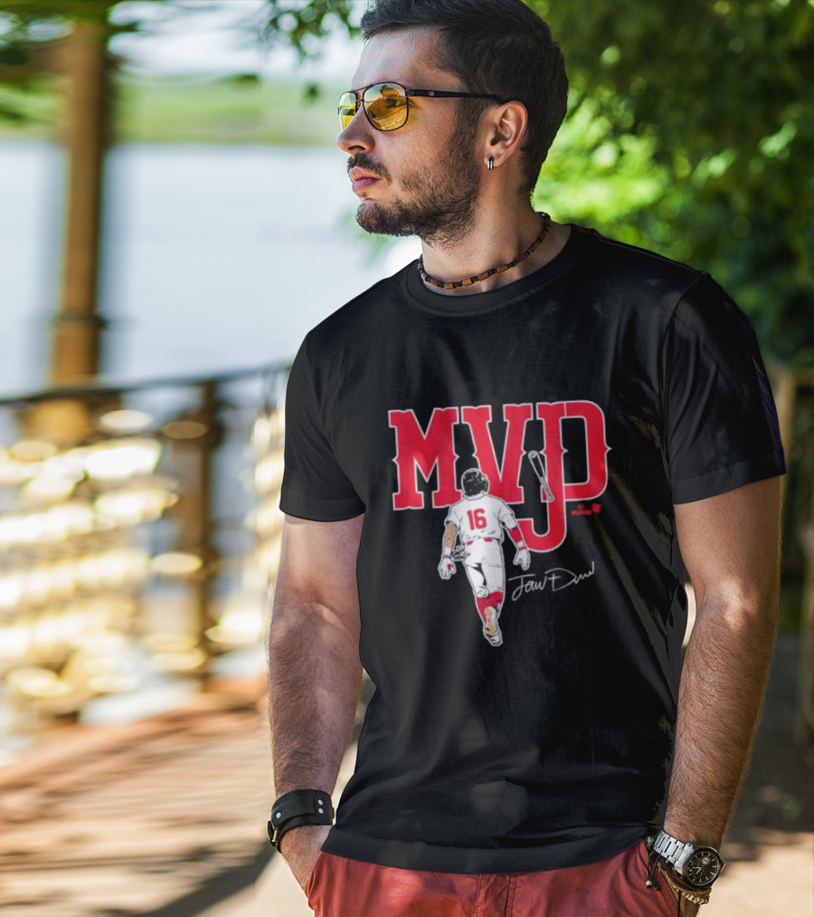 MVJD Jarren Duran 16 Baseball Signature T-Shirt