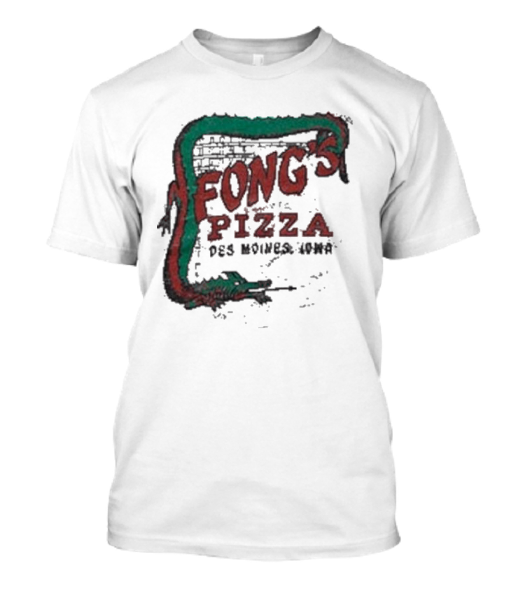 Fong's Pizza Des Moines Iowa Retro T-Shirt