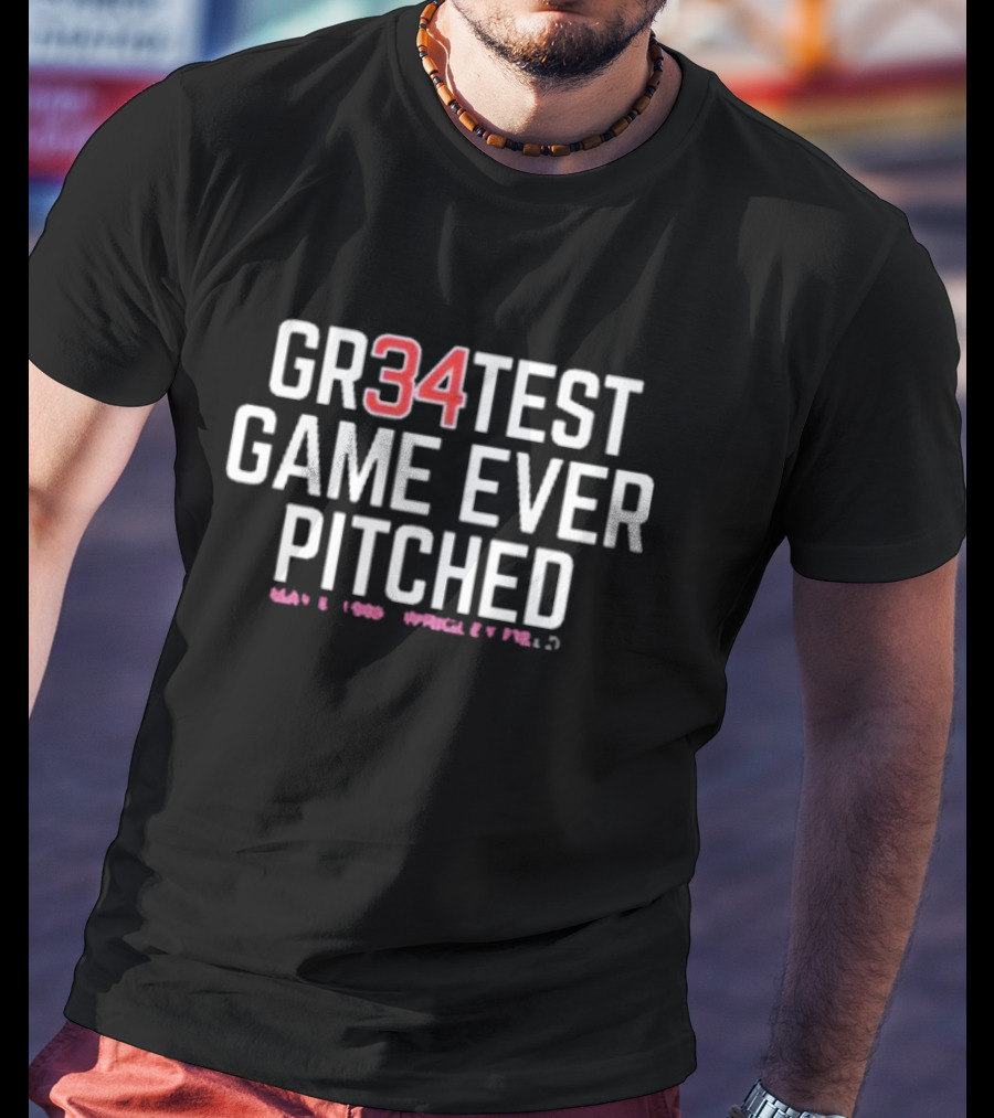 GR 34 Test Game Ever Pitched May 6 1998 Wrighley Field T-Shirt