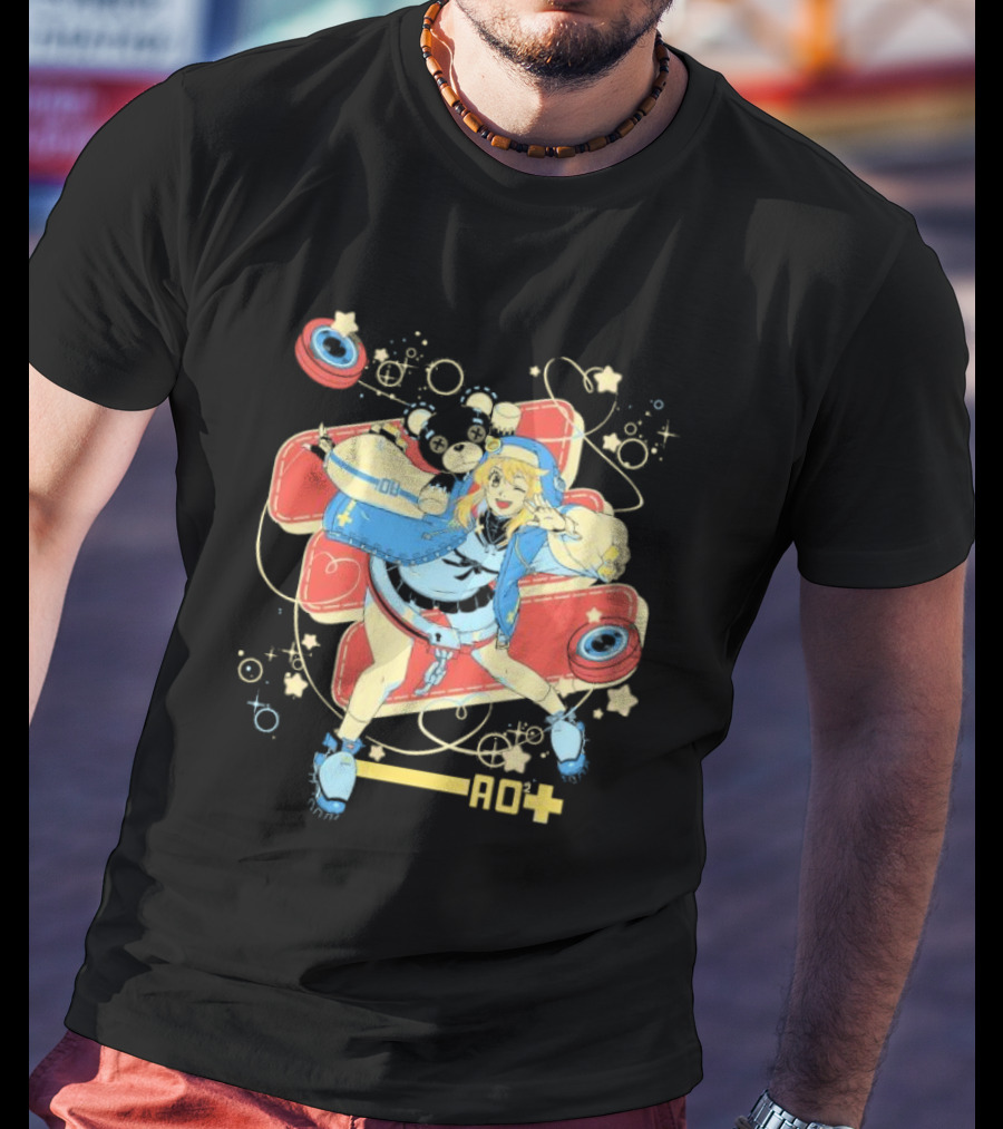 Guilty Gear Bridget AO Eighty Sixed Star Background T-Shirt