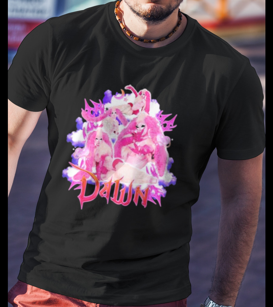 Dawnverse Dragcon Pink Fantasy T-Shirt
