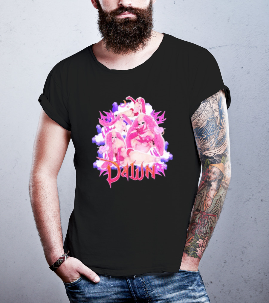 Dawnverse Dragcon Pink Fantasy T-Shirt