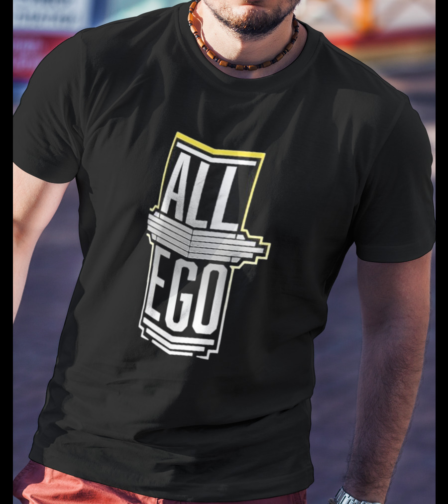 Ethan Page All Ego Stacked Text T-Shirt
