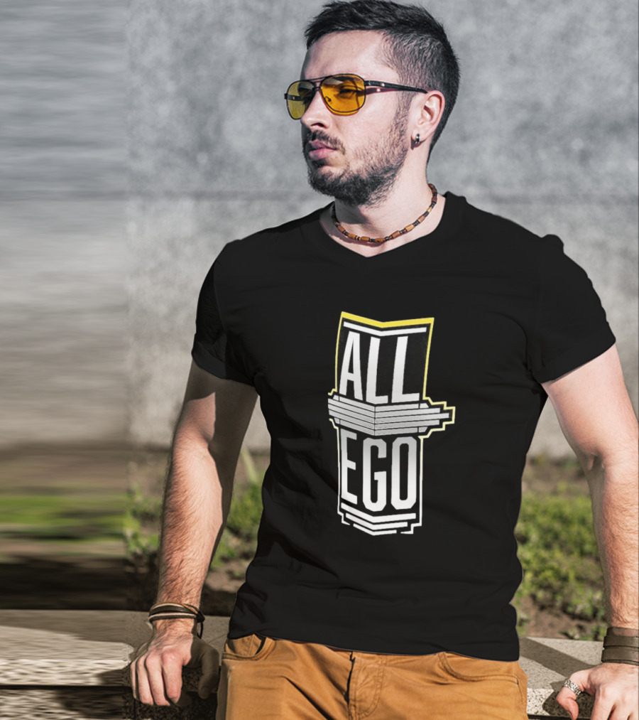 Ethan Page All Ego Stacked Text T-Shirt