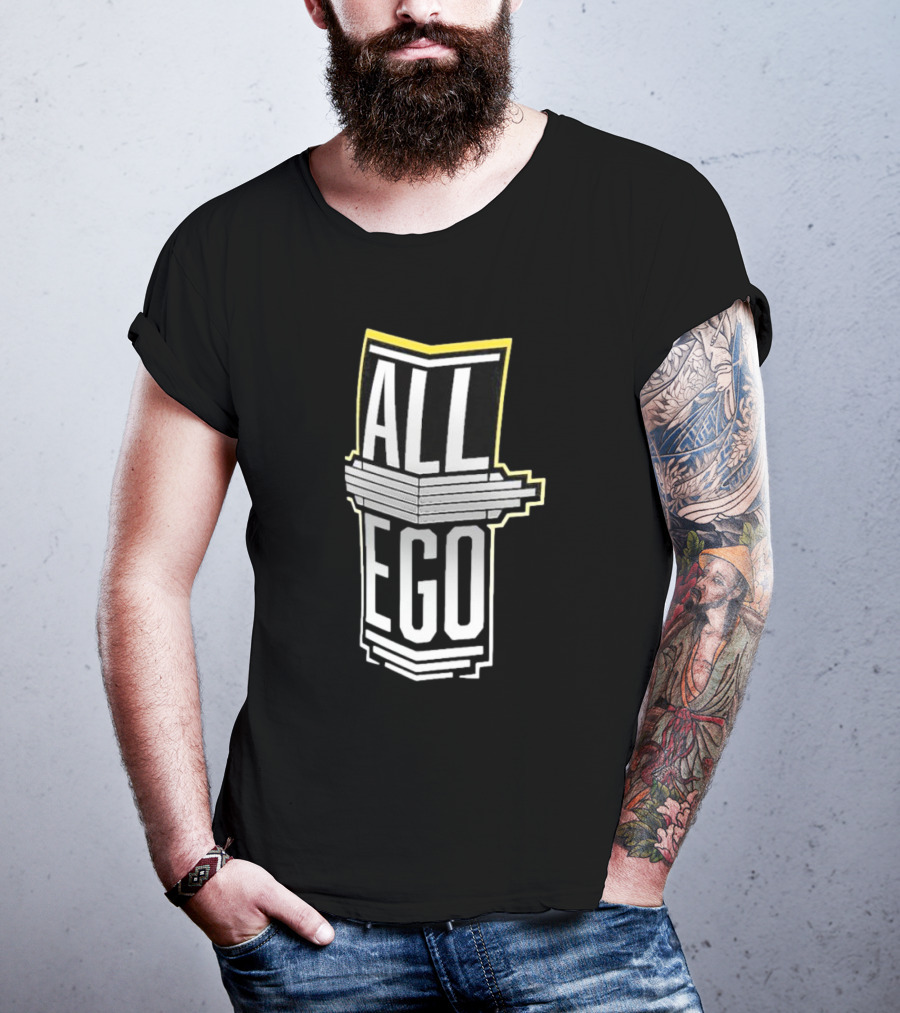 Ethan Page All Ego Stacked Text T-Shirt