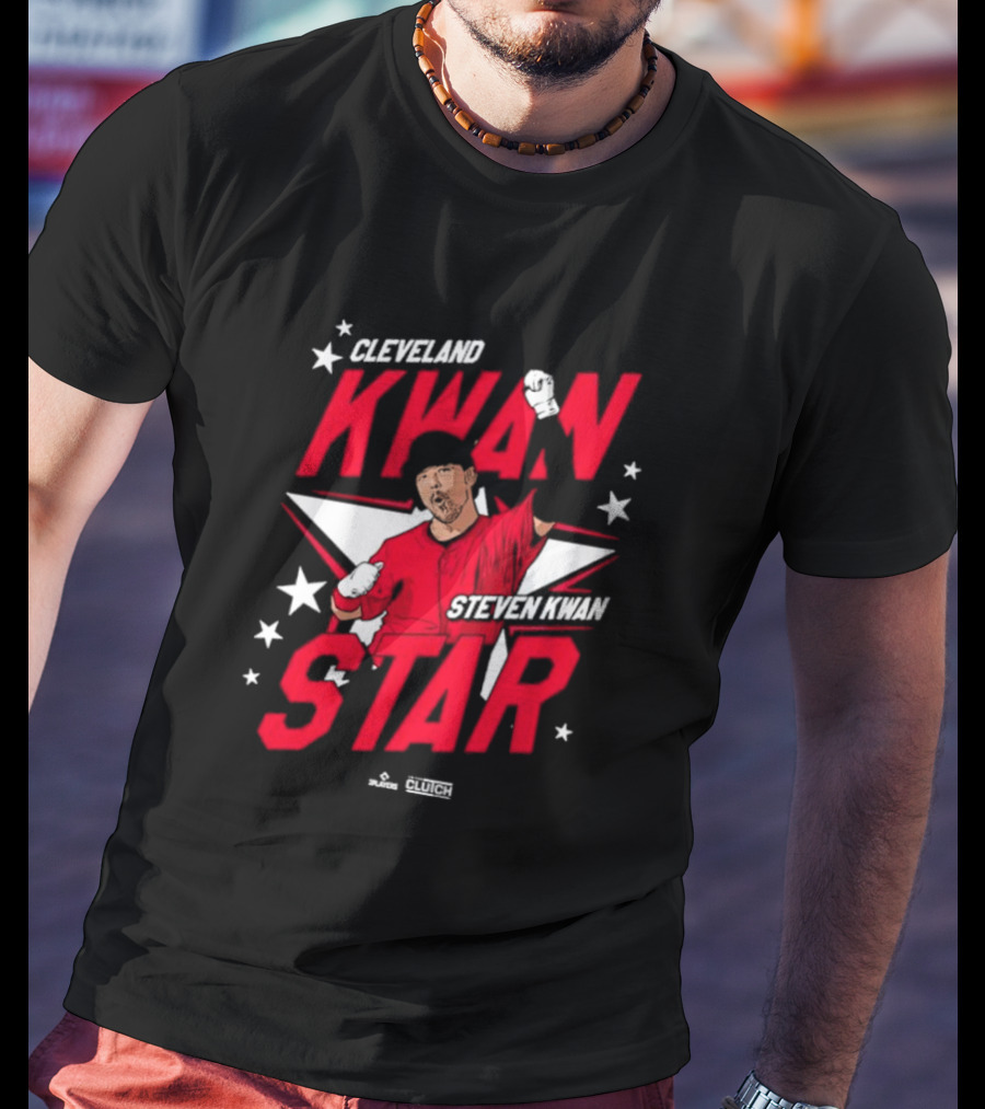 Cleveland Kwan Steven Kwan Star Baseball Clutch Olympics T-Shirt