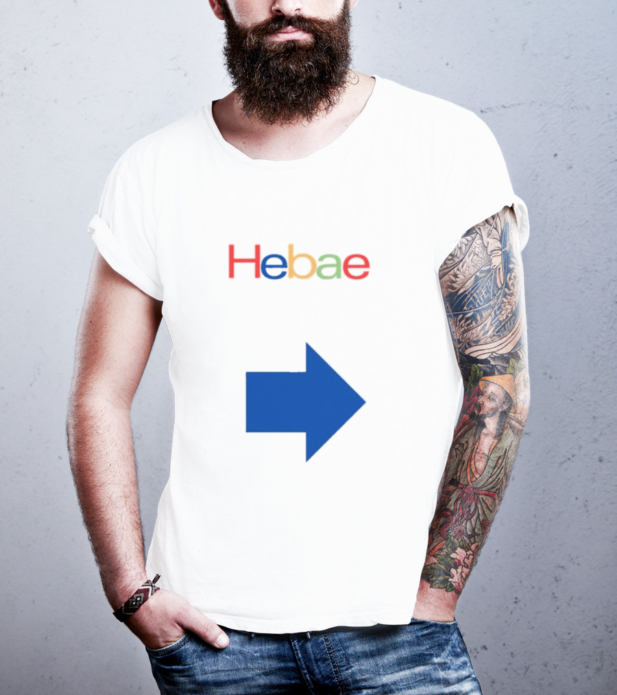 Cursed Couple’s Hebae Shebae Google Arrow T-Shirt