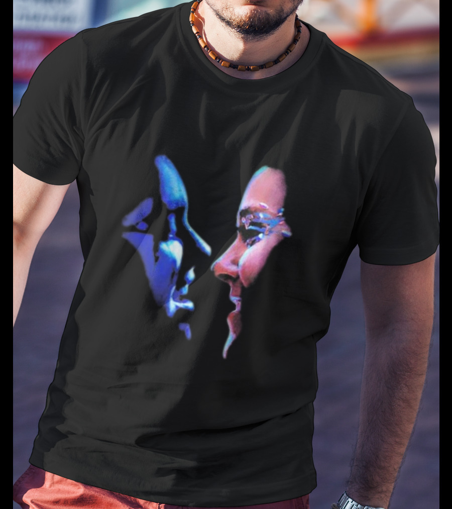 Black Karma Jojo Siwa Face Profile Contrast T-Shirt