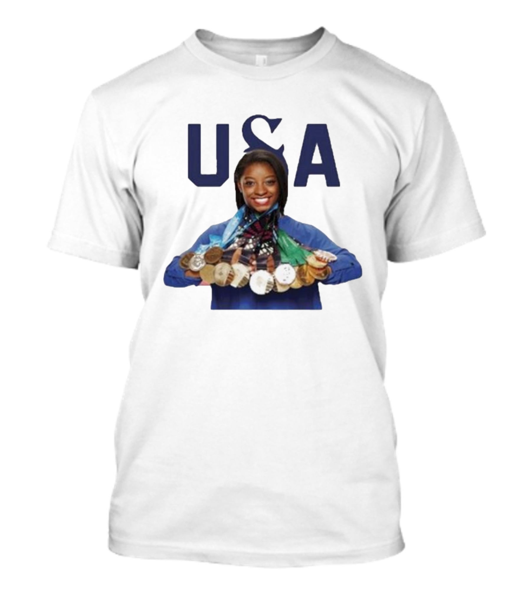 USA Simone Biles Paris Medals T-Shirt