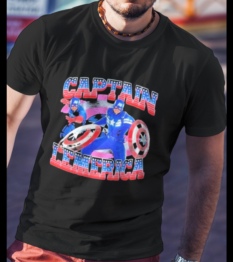 Captain Lemerica Lebron James Captain America T-Shirt