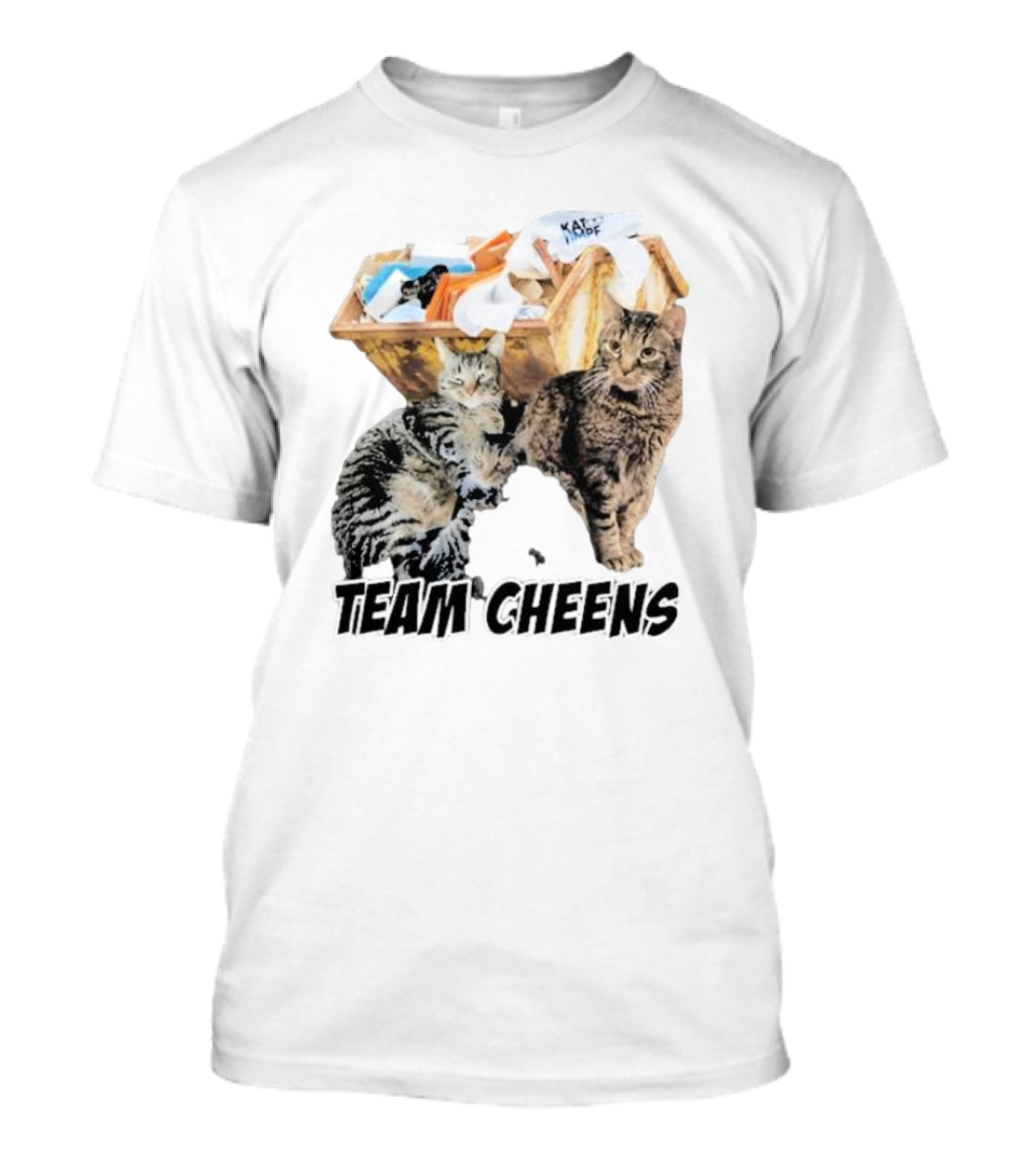 Kat Timpf Team Cheens Dumpster Cats T-Shirt