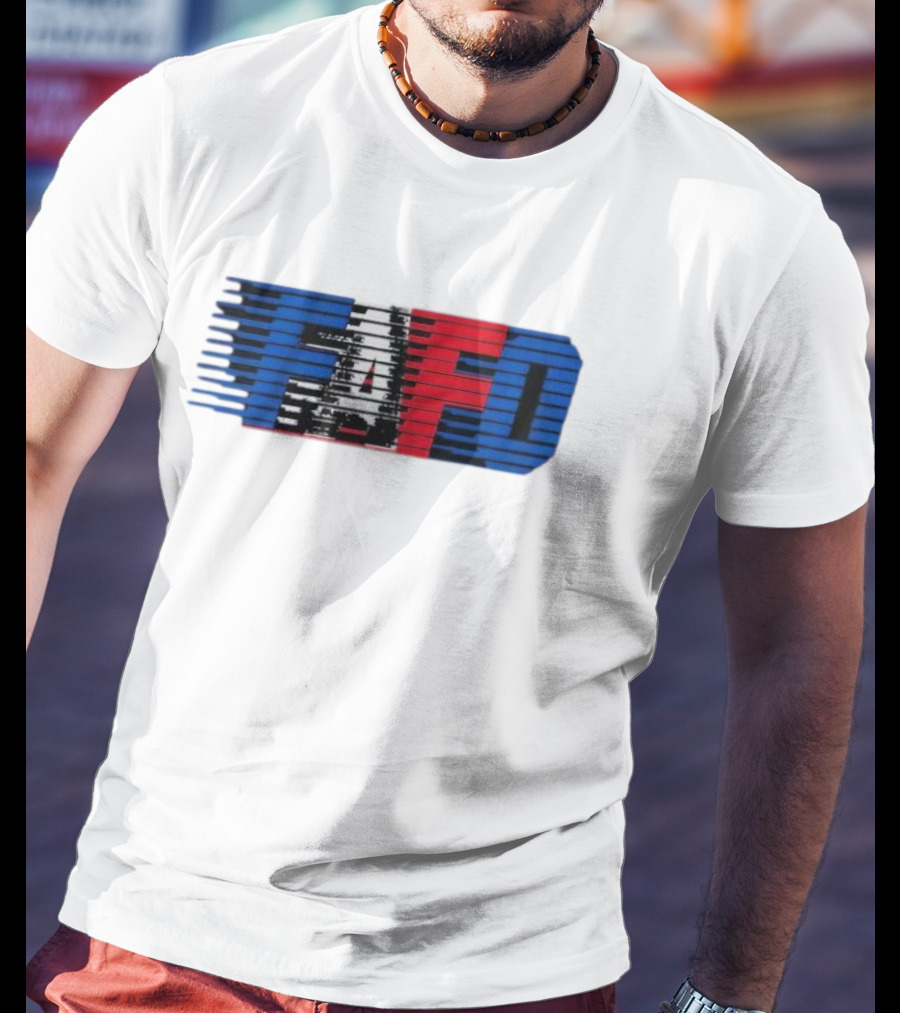 Usa Fafo Red White Blue Stripes T-Shirt