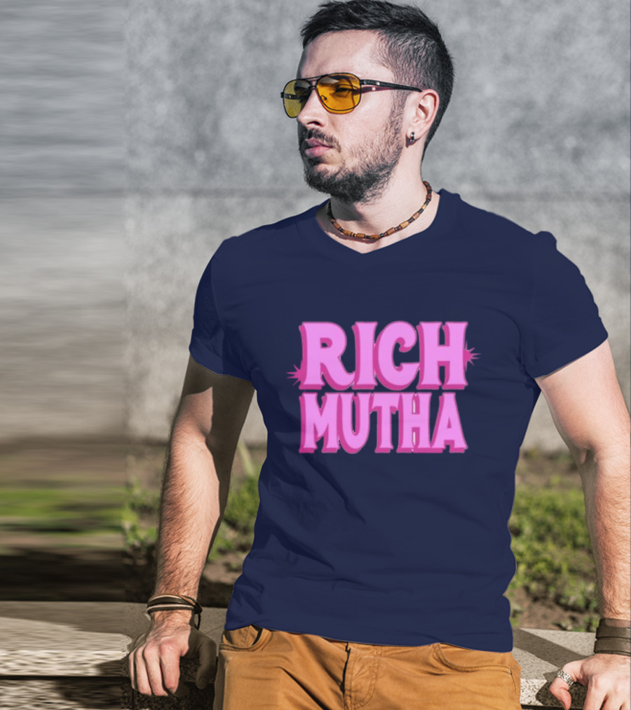 Monaleo Rich Mutha Pink T-Shirt