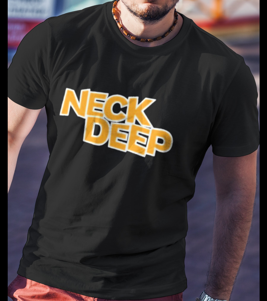 Neck Deep Text T-Shirt