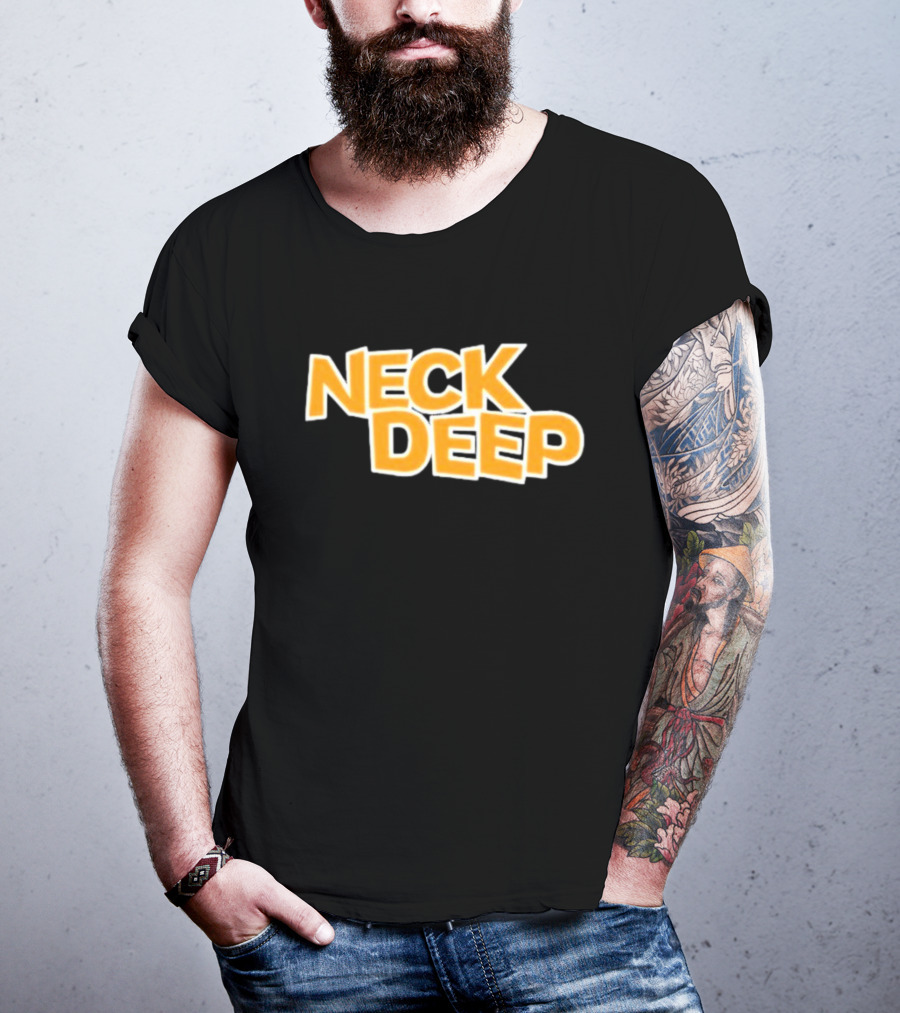 Neck Deep Text T-Shirt